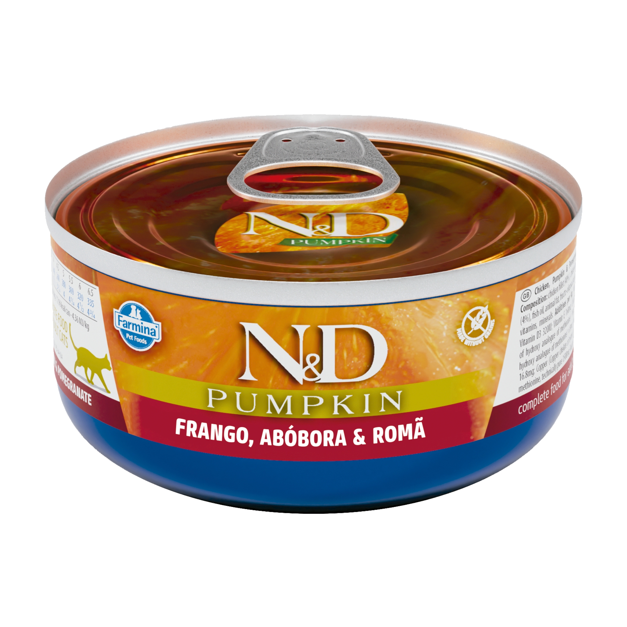Ração Umida N&D Pumpkin para Gatos Adulto...
