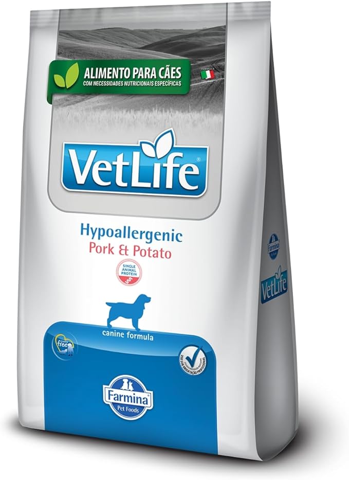 Vet Life Hypoallergenic Cães Adultos 2Kg