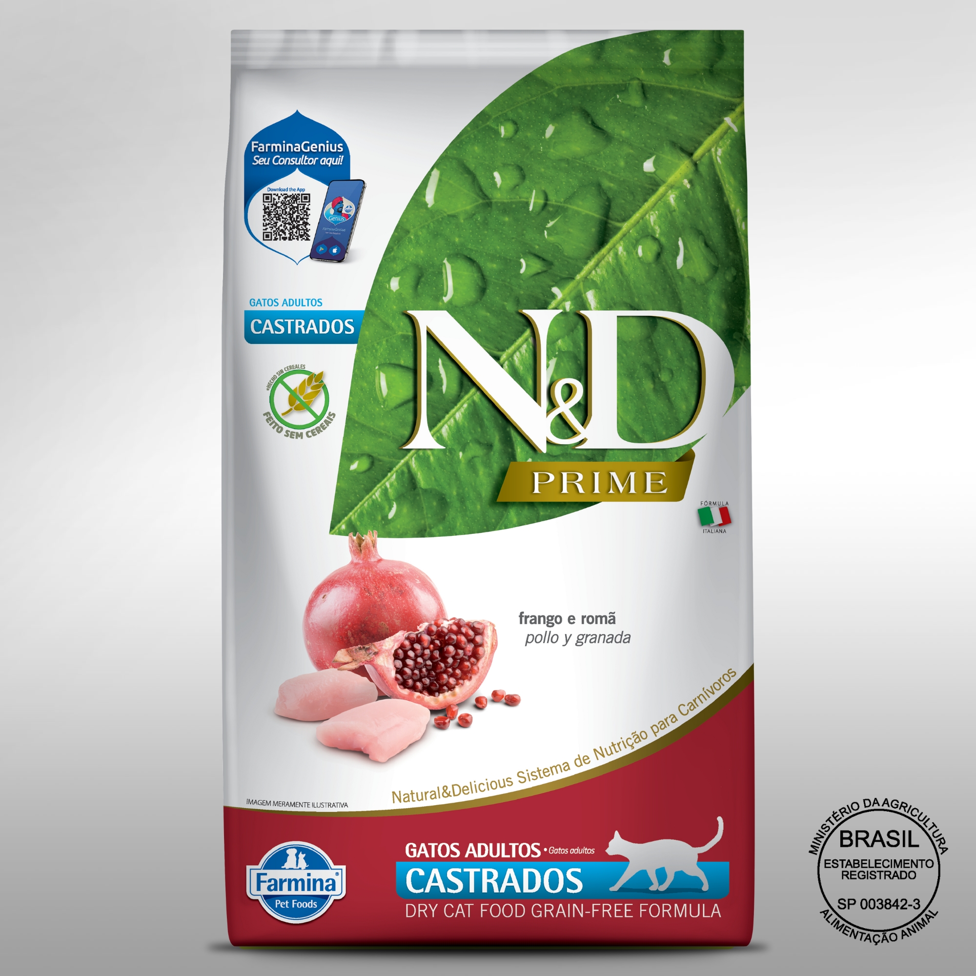 N&D Prime para Gatos Adultos Castrados d ...