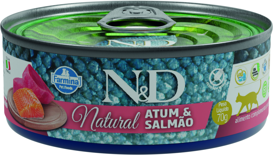 Ração Umida N&D Natural para Gatos de Tod...