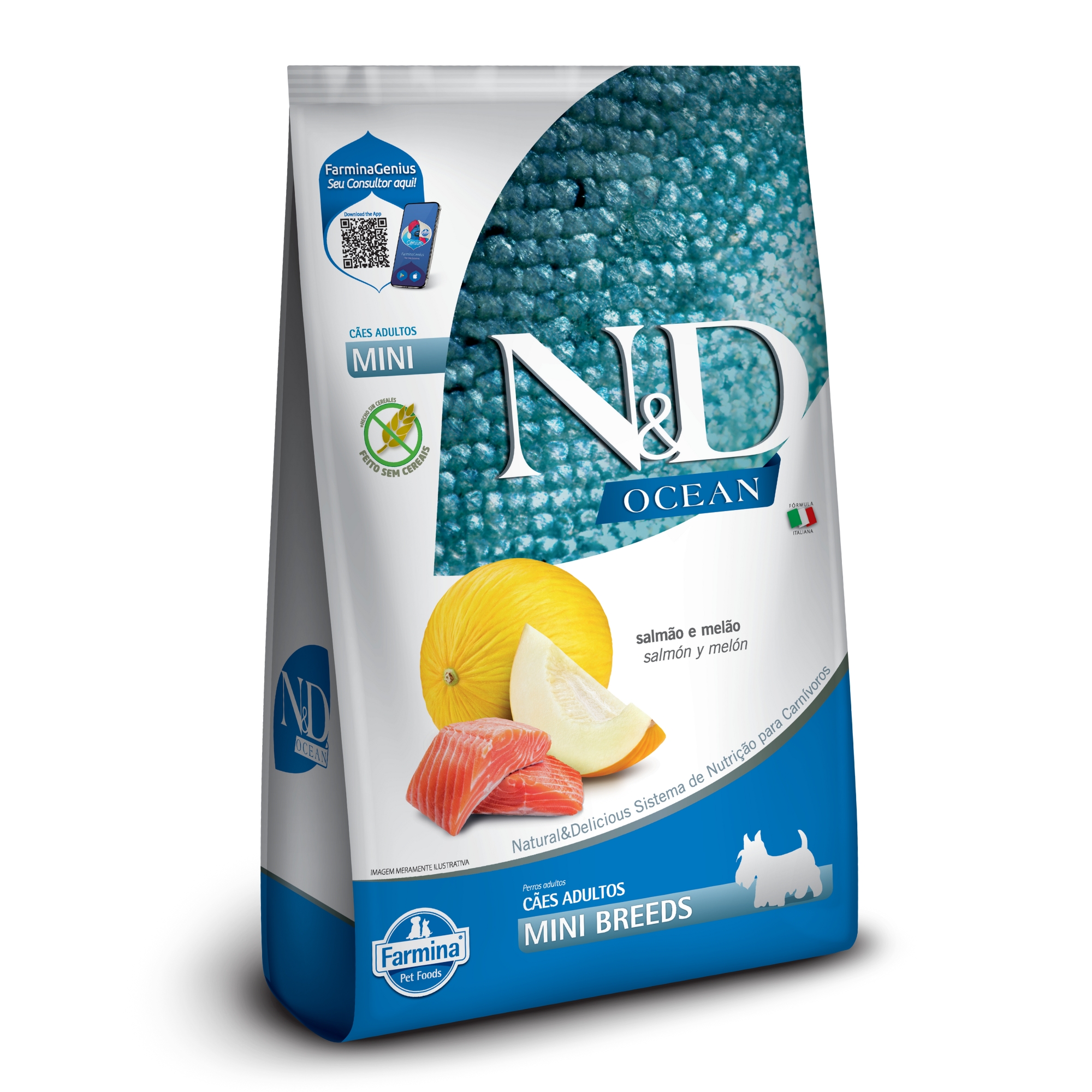 N&D Ocean para Cães Adultos de Raças Mini...
