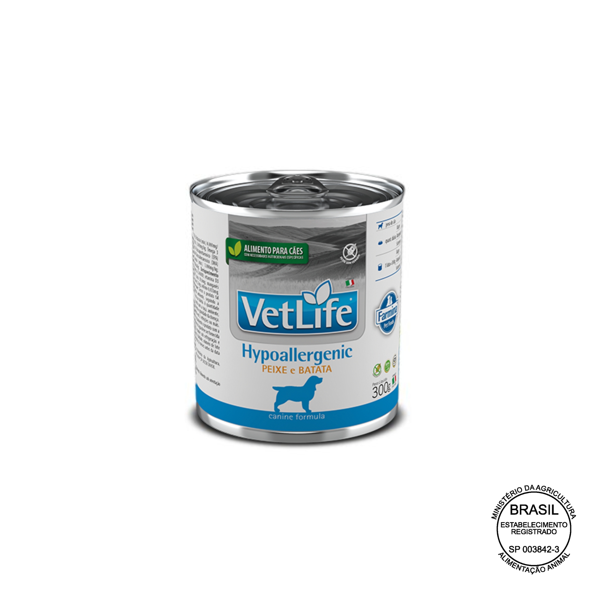 Ração Umida Vet Life Hypoallergenic Fish ...